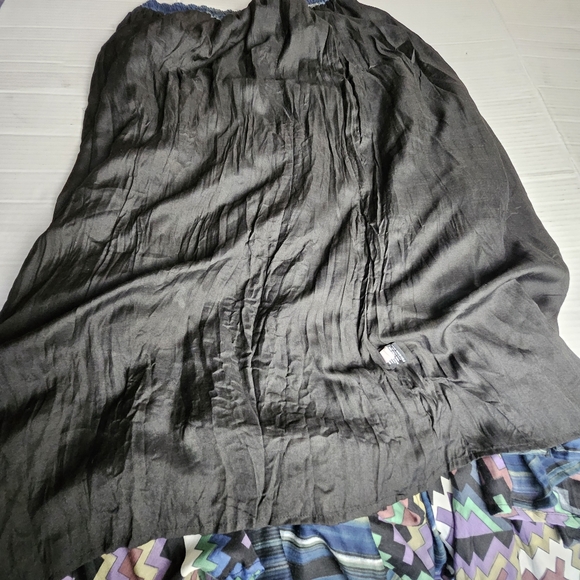 Mix Nouveau New York Women Sweeping Artsy Maxi Skirt Size Large - Picture 8 of 12